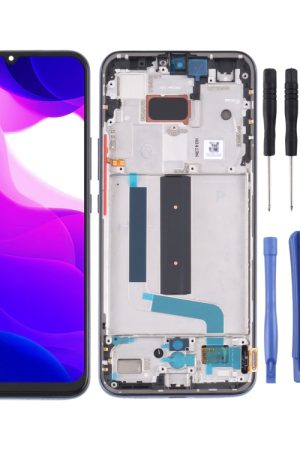 Schermo LCD originale in materiale AMOLED e digitalizzatore assemblaggio completo con cornice per Xiaomi Mi 10 Lite 5G