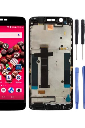 Schermo LCD e digitalizzatore assemblaggio completo con cornice per ZTE Axon 7 Mini / B2017 / B2017G