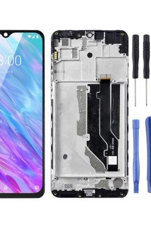 Schermo LCD e digitalizzatore assemblato completo con cornice per ZTE Blade 20 Smart / V1050