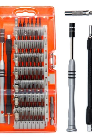 Kit di strumenti di riparazione punte per cacciavite di precisione in acciaio per utensili S2 60 in 1