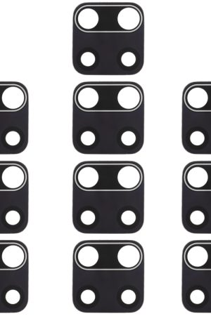 Obiettivo per fotocamera posteriore da 10 pezzi per Xiaomi Redmi Note 9S / Redmi Note 9 Pro Max / Redmi Note 9 Pro (India) / Note 10 Lite