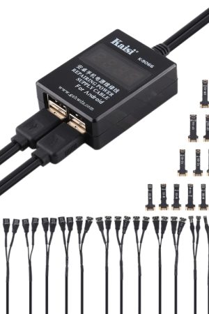 Kaisi K-9066 Cavo di alimentazione per la manutenzione del telefono cellulare Protezione da cortocircuito integrata per Huawei, Samsung, Xiaomi, OPPO, VIVO ecc