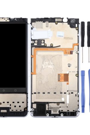 per schermo LCD e digitalizzatore BlackBerry Keyone assemblaggio completo con cornice
