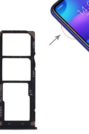 Vassoio scheda SIM + Vassoio scheda SIM + Vassoio scheda micro SD per Xiaomi Mi Play