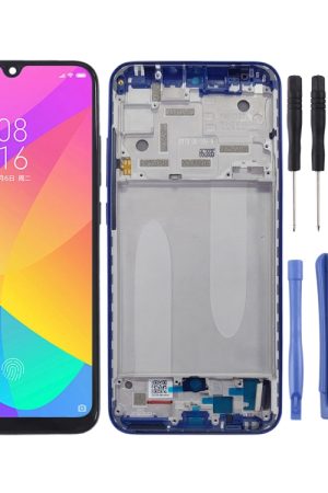 Schermo LCD originale e digitalizzatore assemblaggio completo con cornice per Xiaomi Mi CC9e / Mi A3