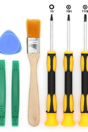 Kit di strumenti di apertura 7 in 1 Smontare la riparazione con cacciaviti T6 / T8 / T10 per console di gioco Nintendo Switch / XBOX360