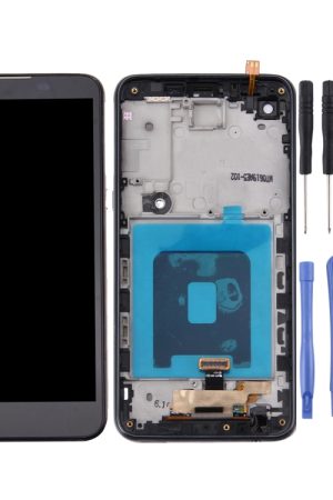 per schermo LCD LG X / K500 e digitalizzatore assemblaggio completo con cornice