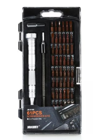 JAKEMY JM-8166 Kit di cacciaviti 61 in 1 Kit di strumenti manuali di riparazione