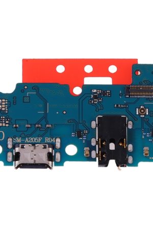 Per Galaxy A20 SM-A205F Scheda porta di ricarica con IC