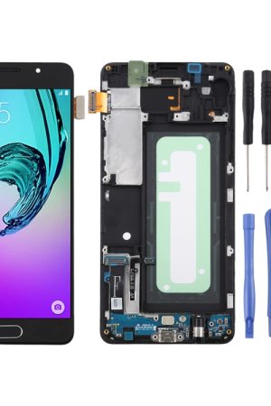 Schermo LCD in materiale TFT e digitalizzatore assemblaggio completo con cornice per Galaxy A5 (2016) / A510F