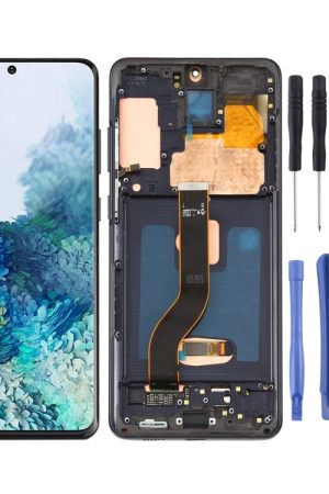 Schermo LCD originale in materiale AMOLED dinamico e digitalizzatore assemblaggio completo con cornice per Galaxy S20+ 4G