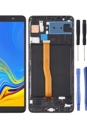 Schermo LCD in materiale TFT e digitalizzatore assemblaggio completo con cornice per Samsung Galaxy A7 (2018) / SM-A750F