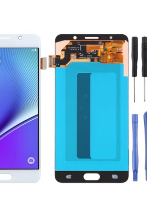 Schermo LCD in materiale OLED da 5,5 pollici e digitalizzatore assemblaggio completo per Samsung Galaxy Note 5