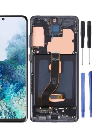 Schermo LCD originale e digitalizzatore assemblaggio completo con cornice per Samsung Galaxy S20+ 5G SM-G986B/G985