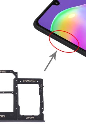 Per Samsung Galaxy A315 / A31 Vassoio scheda SIM + Vassoio scheda SIM + Vassoio scheda micro SD