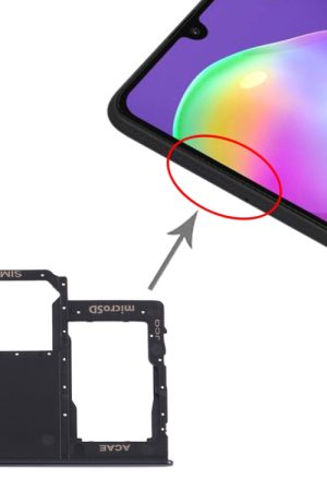 Per Samsung Galaxy A31 Vassoio scheda SIM + vassoio scheda Micro SD