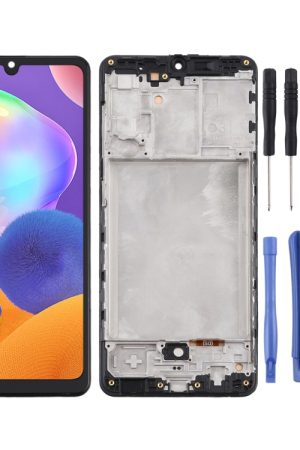 Schermo LCD in materiale TFT e digitalizzatore assemblaggio completo con cornice per Samsung Galaxy A31 / SM-A315