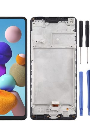 Schermo LCD e digitalizzatore assemblaggio completo con cornice per Samsung Galaxy A21s / SM-A217