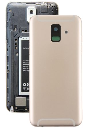 Per Galaxy A6 (2018) / A600F Cover posteriore con tasti laterali e obiettivo della fotocamera