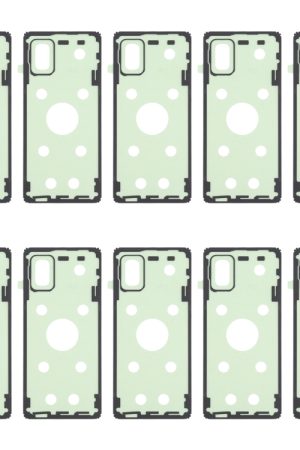 Per Samsung Galaxy A71 10 pezzi adesivo per cover posteriore