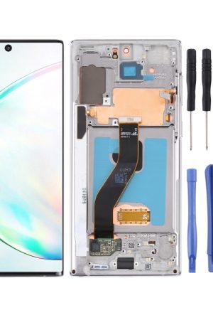 Schermo LCD originale e digitalizzatore assemblaggio completo con cornice per Samsung Galaxy Note10 4G/Note10 5G SM-N971/N970