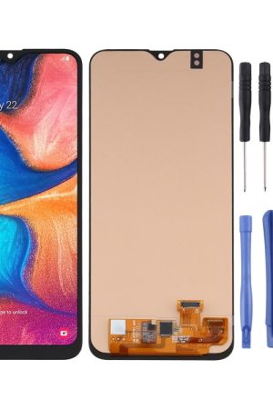 Schermo LCD OLED per Samsung Galaxy A20 SM-A205 con assemblaggio completo di digitalizzatore