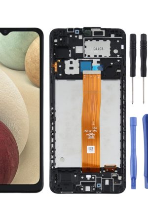 Schermo LCD originale per Samsung Galaxy A12 4G SM-A125F Digitizer Assemblaggio completo con cornice