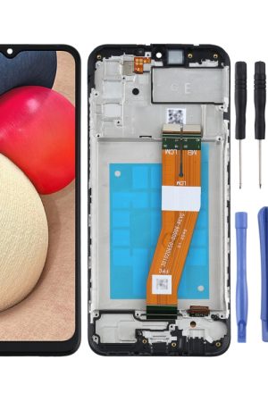 Schermo LCD originale per Samsung Galaxy A02s SM-A025F (versione GE) digitalizzatore assemblaggio completo con cornice