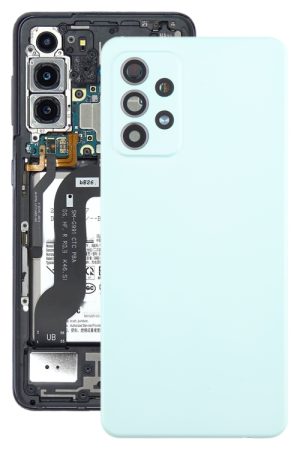 Per Samsung Galaxy A52 5G/4G Cover posteriore batteria con copriobiettivo fotocamera
