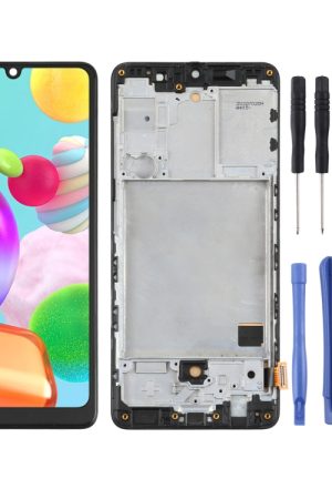 Schermo LCD TFT per Samsung Galaxy A41 SM-A415 Digitizer Assemblaggio completo con cornice