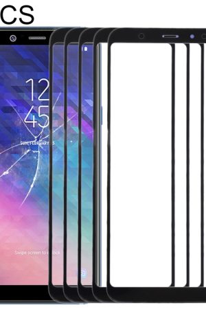 Per Samsung Galaxy A6+ (2018) / A605 Lente in vetro esterna per schermo anteriore da 10 pezzi