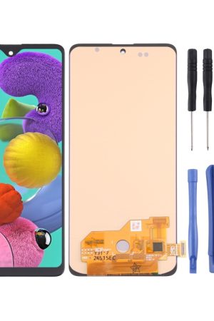 Schermo LCD OLED per Samsung Galaxy A51 4G SM-A515 con assemblaggio completo di digitalizzatore (6,36 pollici)