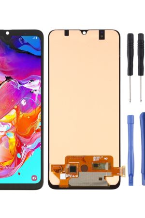 Schermo LCD OLED per Samsung Galaxy A70 SM-A705 con assemblaggio completo di digitalizzatore (6,39 pollici)