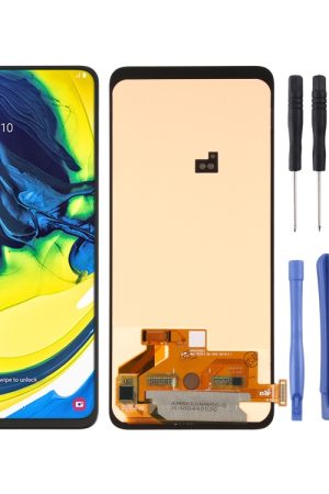 Schermo LCD OLED per Samsung Galaxy A80 SM-A805 con assemblaggio completo di digitalizzatore (6,39 pollici)