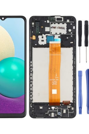 Schermo LCD originale per Samsung Galaxy A02 SM-A022 Digitizer Assemblaggio completo con cornice
