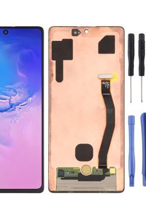 Schermo LCD originale per Samsung Galaxy S10 Lite con assemblaggio completo di digitalizzatore