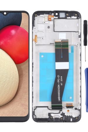 Schermo LCD originale per Samsung Galaxy A02s SM-A025F (versione GA) digitalizzatore assemblaggio completo con cornice