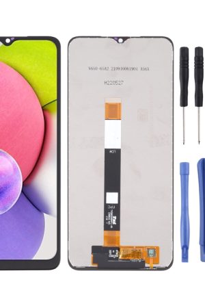 Schermo LCD OEM per Samsung Galaxy A03s SM-A037U Assemblaggio completo del digitalizzatore dell'edizione americana