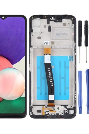 Schermo LCD originale e digitalizzatore assemblaggio completo con cornice per Samsung Galaxy A22 5G SM-A226