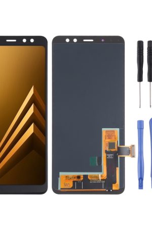 Schermo LCD OLED per Samsung Galaxy A8 (2018) / A5 (2018) SM-A530 con assemblaggio completo di digitalizzatore