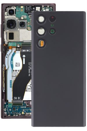 Per Samsung Galaxy S22 Ultra 5G SM-S908B Cover posteriore batteria con copriobiettivo fotocamera