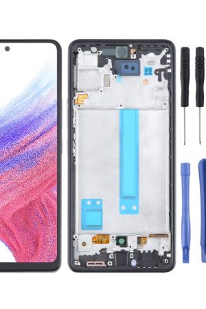 Schermo LCD incell per Samsung Galaxy A53 5G SM-A536 digitalizzatore assemblaggio completo con cornice, non supporta l'identificazione delle impronte digitali