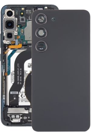 Per Samsung Galaxy S23 SM-S911B Cover posteriore batteria in vetro OEM con copriobiettivo fotocamera