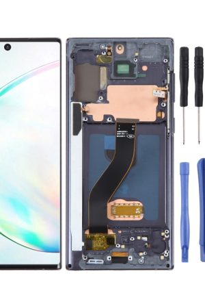 Schermo LCD OLED per Samsung Galaxy Note10 SM-N970F Digitizer assemblaggio completo con cornice