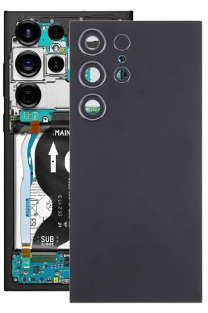 Per Samsung Galaxy S24 Ultra SM-S928B Cover posteriore batteria OEM con copriobiettivo fotocamera