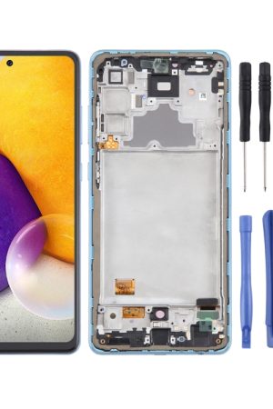 Per Samsung Galaxy A72 4G SM-A725 Schermo LCD originale da 6,43 pollici Digitizer assemblaggio completo con cornice