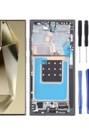 Per Samsung Galaxy S24 Ultra SM-S928B 6,78 pollici OLED LCD Screen Digitizer Assembly completo con telaio