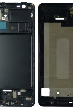 Per Galaxy A7 (2018) / A750 Piastra cornice cornice LCD alloggiamento anteriore