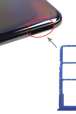 Per Galaxy A70 Vassoio scheda SIM + Vassoio scheda SIM + Vassoio scheda micro SD