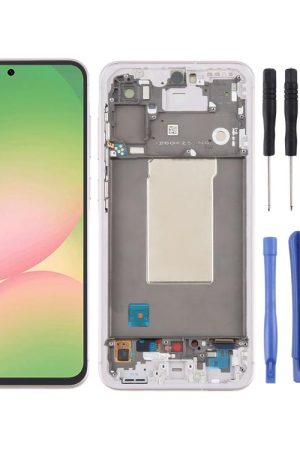 For Samsung Galaxy A56 SM-A566B Original LCD Screen Digitizer Full Assembly with Frame